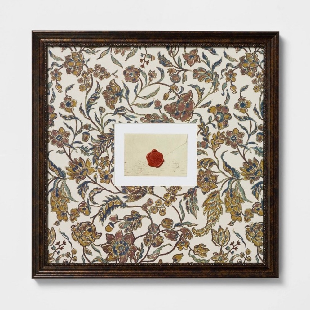 16"x16" Keepsake Envelope Framed Wall Art - Threshold Studio McGee